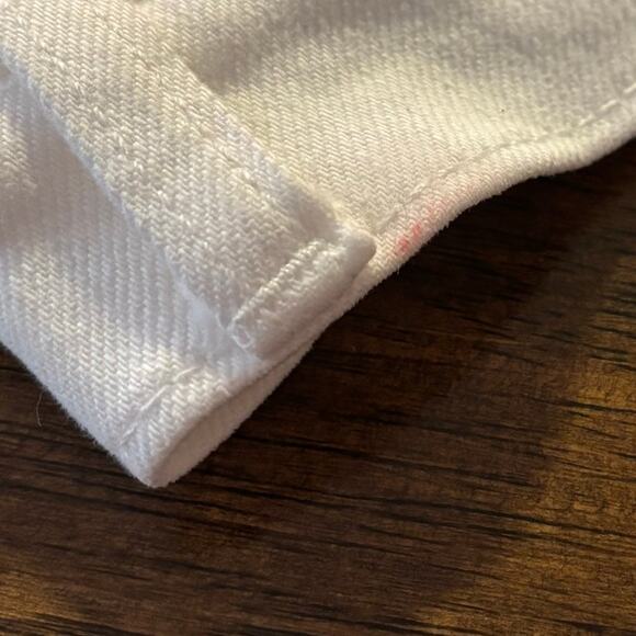 Gap Women’s 0 / 25 Shorts Mid Rise White Denim Cuffed 5" Inseam Stretch - Picture 12 of 12